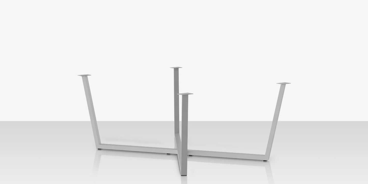 Source Furniture Contemporary Flat X 96 Style Dining Table Base SF-1030-618-2