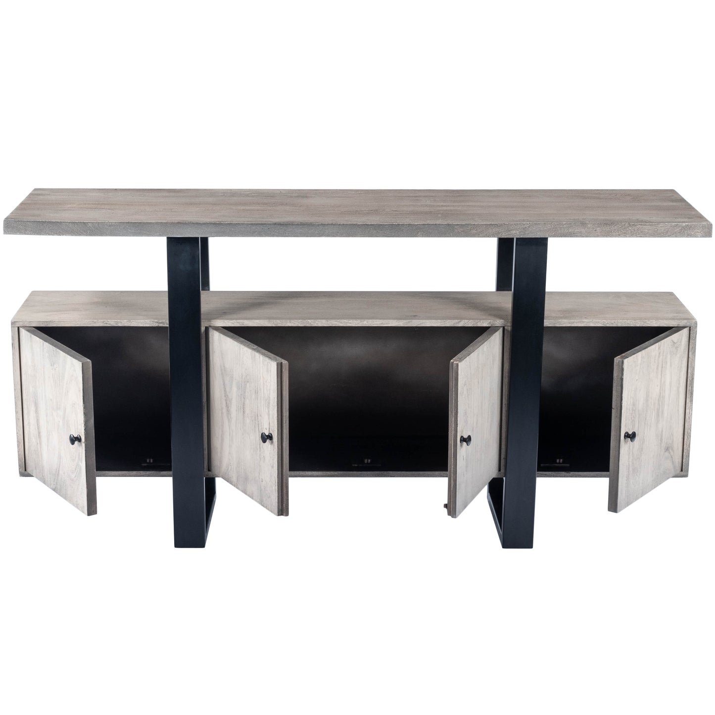 Butler Specialty Company Raitis Wood & Metal 63" Sideboard, Gray 5461025