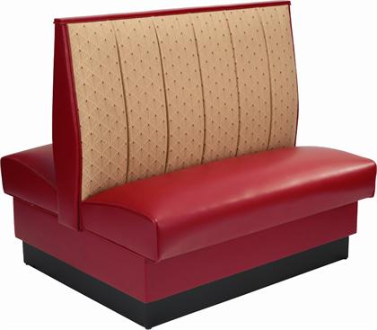 American Tables & Seating 6 Channel Back, Double Booth (36" high)