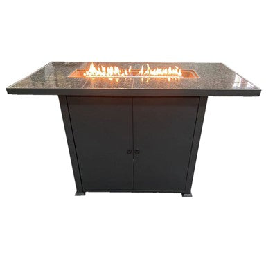 Az Patio Heaters Rectangular Bar Height Marble Top AFP-BAR-MAR