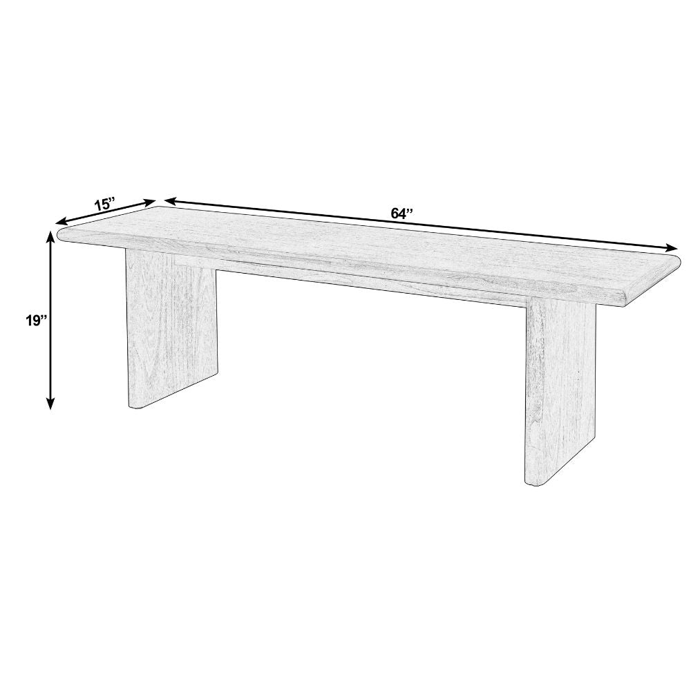 dimension black Halmstad Wood Dining Bench,goldstardining.com