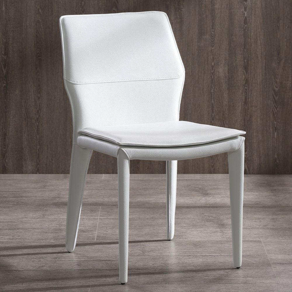 Whiteline Miranda Ultra Lightweight Fully Upholstered Dining Chair