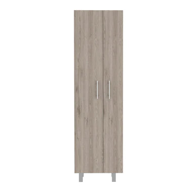 FM Norway Broom Closet Pantry, Five Shelves, Double Door Cabinet