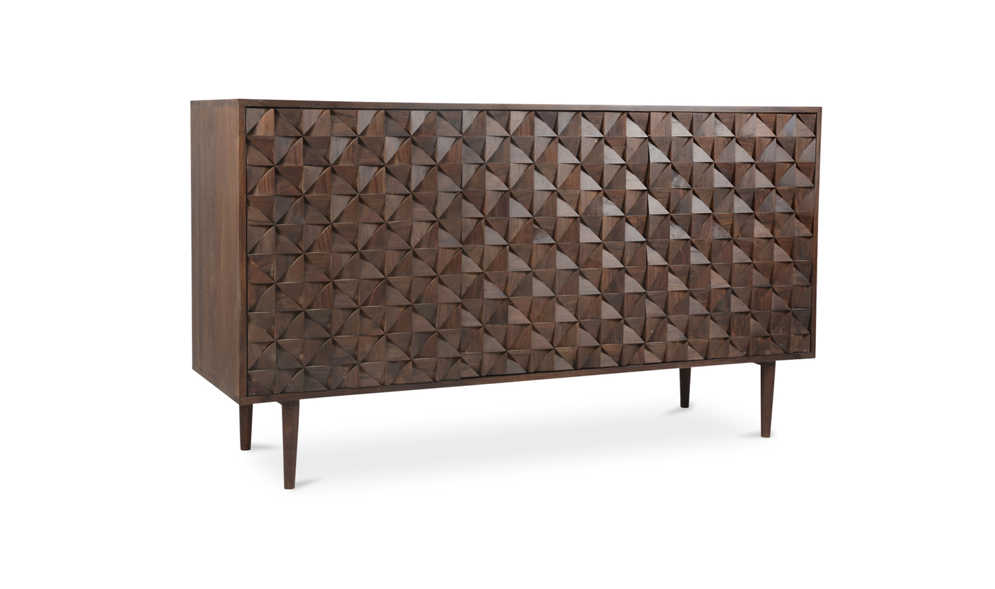 Moe Pablo 3 Door Sideboard Brown BZ-1039-03