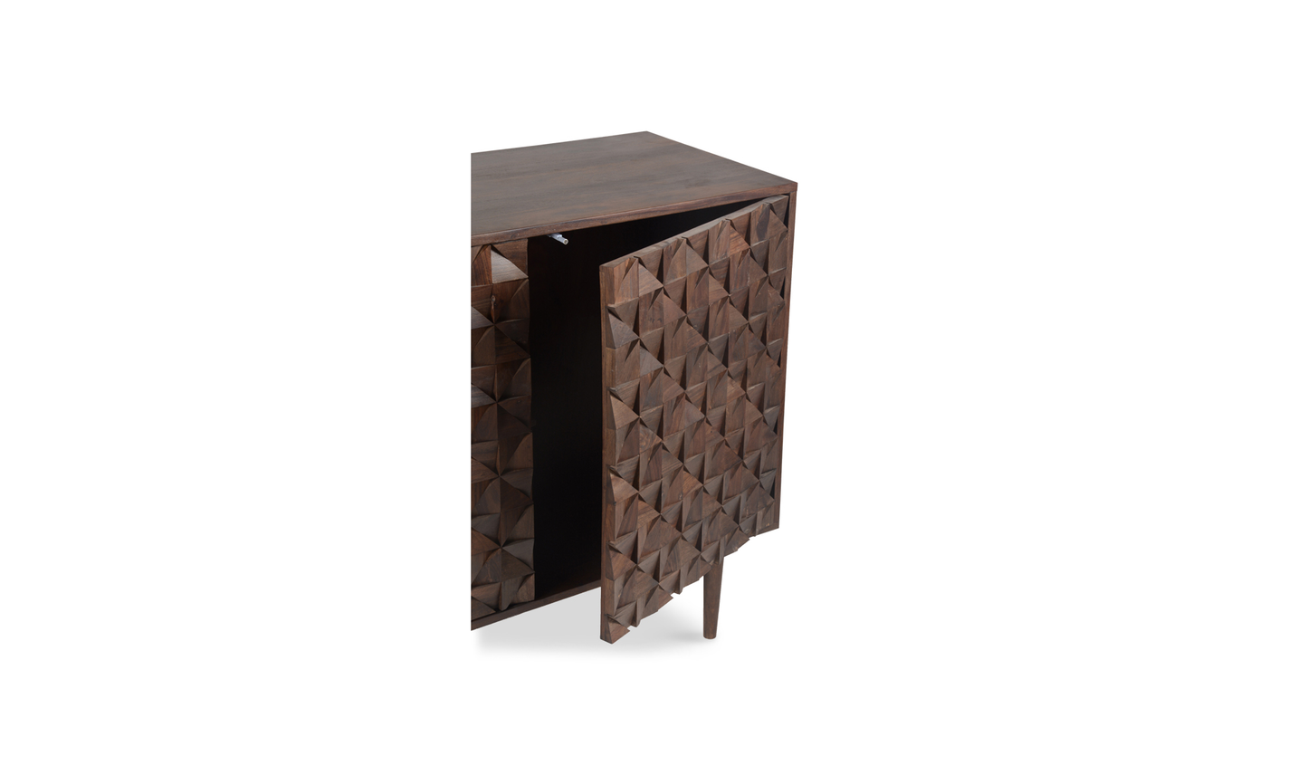 Moe Pablo 3 Door Sideboard Brown BZ-1039-03