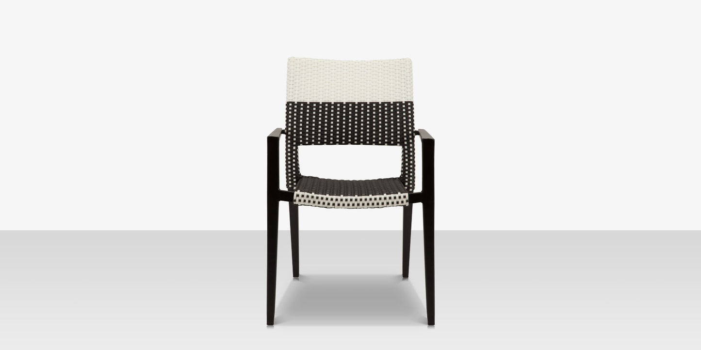 Source Furniture Chloe Wicker Dining Arm Chair