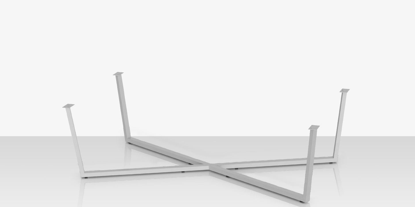 Source Furniture Contemporary Flat X 143 Style Dining Table Base SF-1030-618-3