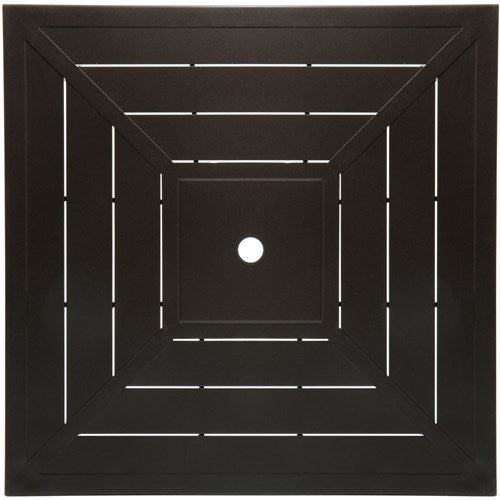 Hanover Montclair5pc: 4 Swivel Rockers, 40" Square Dining Table MCLRDN5PCSQSW4-NVY