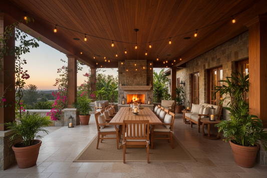 Best Outdoor Dining Sets for Covered Patios — What Changes When You Have a Roof