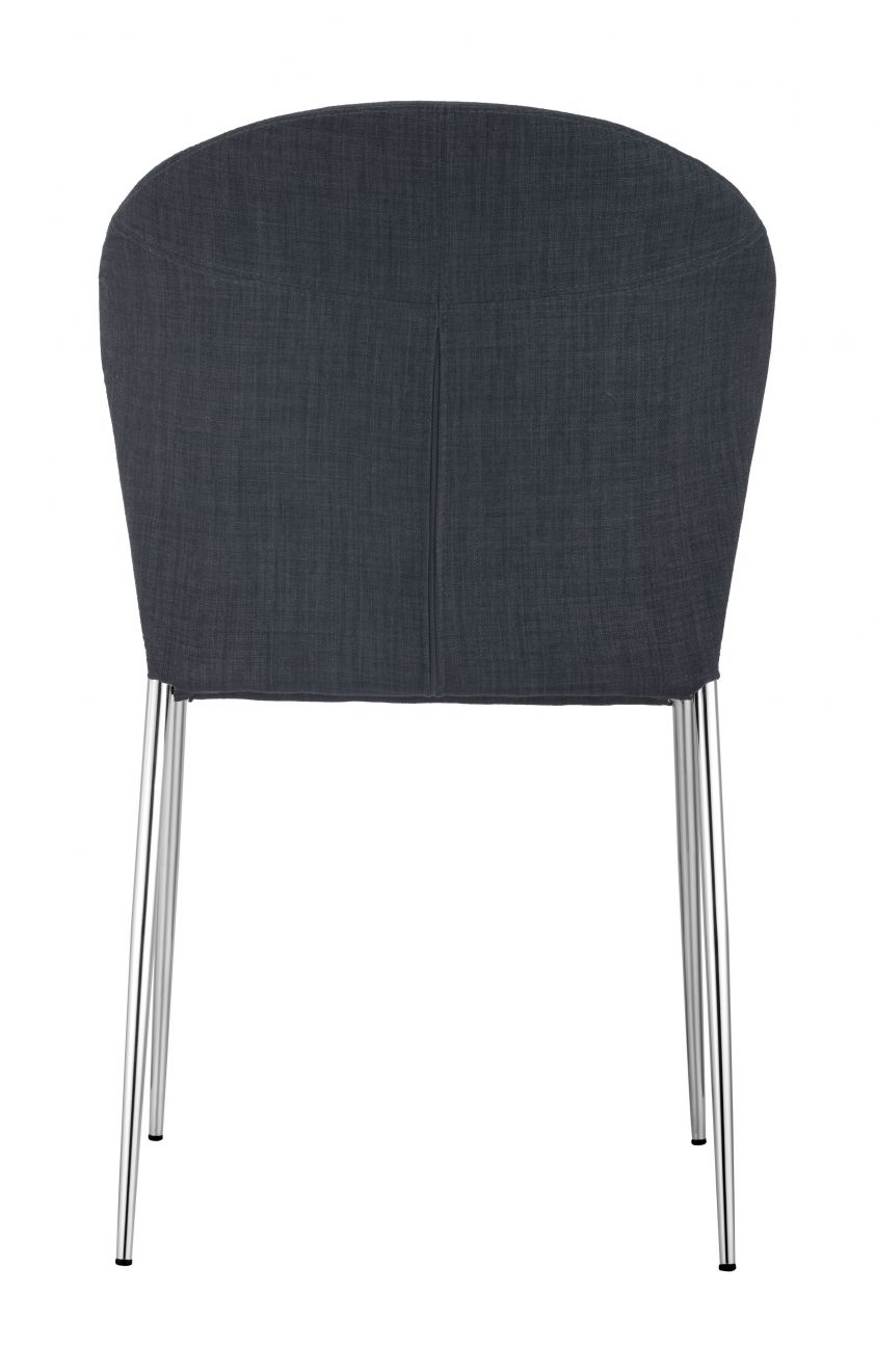 ZuoMod Oulu Dining Chair (Set of 4) Graphite 100042