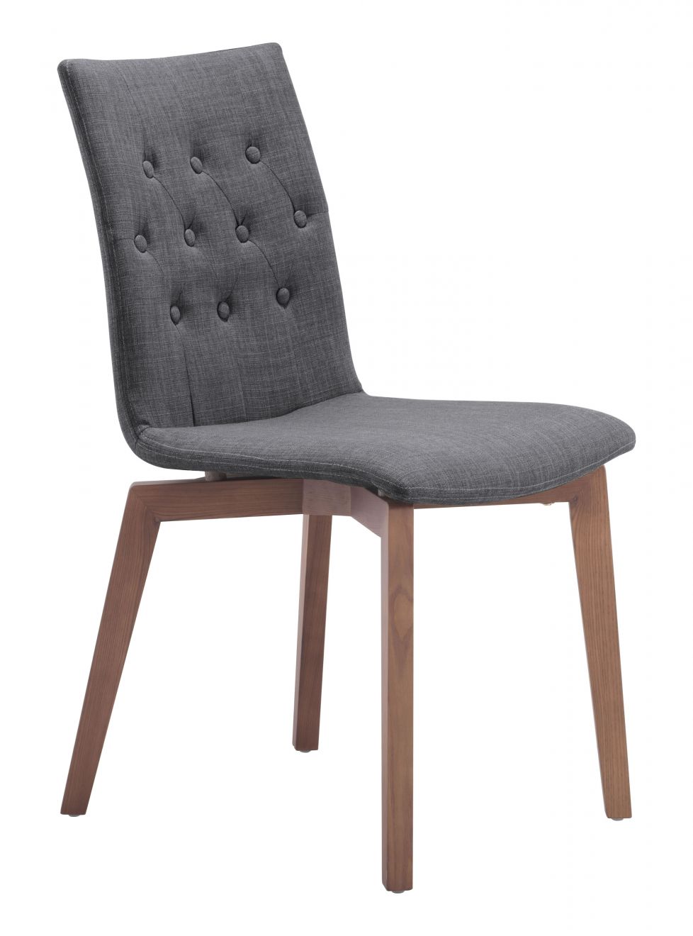 ZuoMod Orebro Dining Chair (Set of 2) Graphite 100071