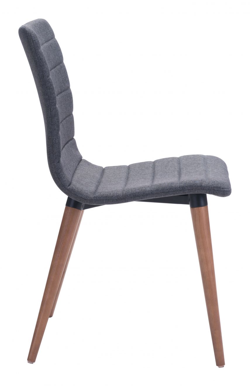 ZuoMod Jericho Dining Chair (Set of 2) Gray 100274