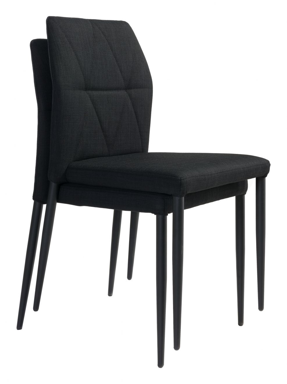 ZuoMod Revolution Dining Chair (Set of 4) Black 100761