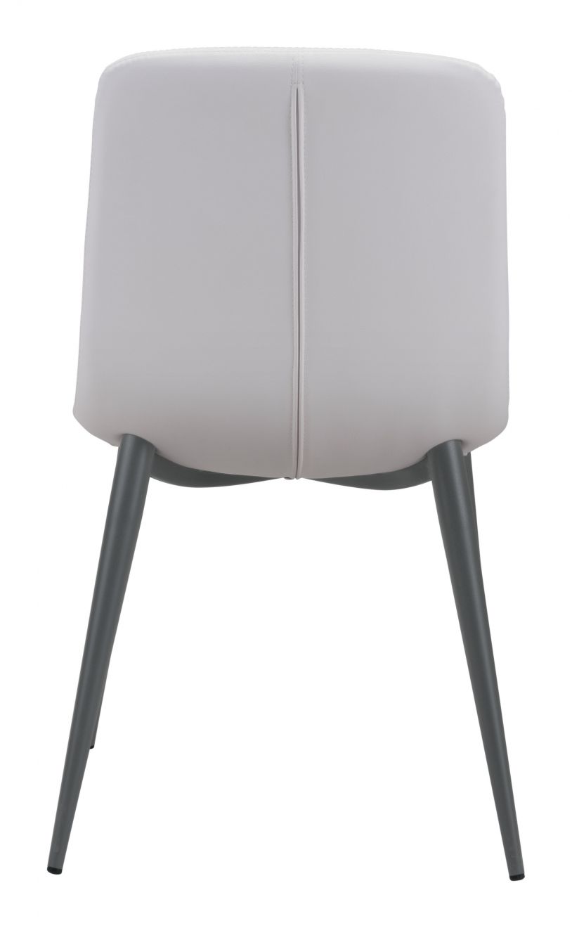 ZuoMod Tangiers Dining Chair (Set of 2) White 101083