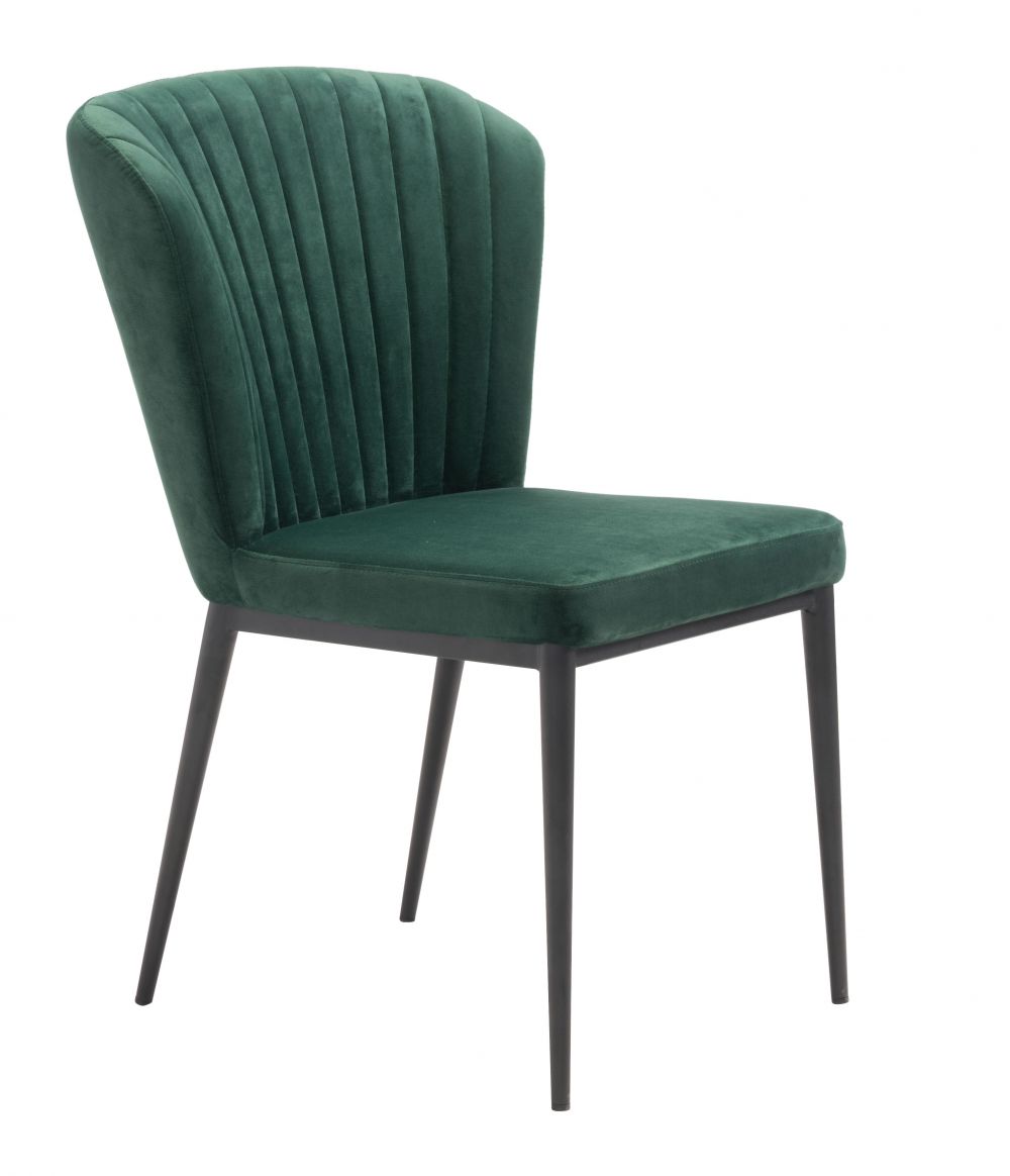 ZuoMod Tolivere Dining Chair (Set of 2) Green 101100