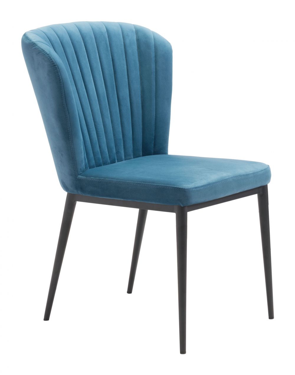 ZuoMod Tolivere Dining Chair (Set of 2) Blue 101102