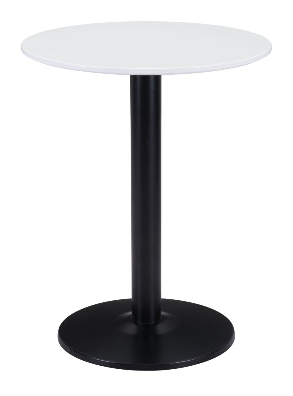 ZuoMod Alto Bistro Table White & Black 101569