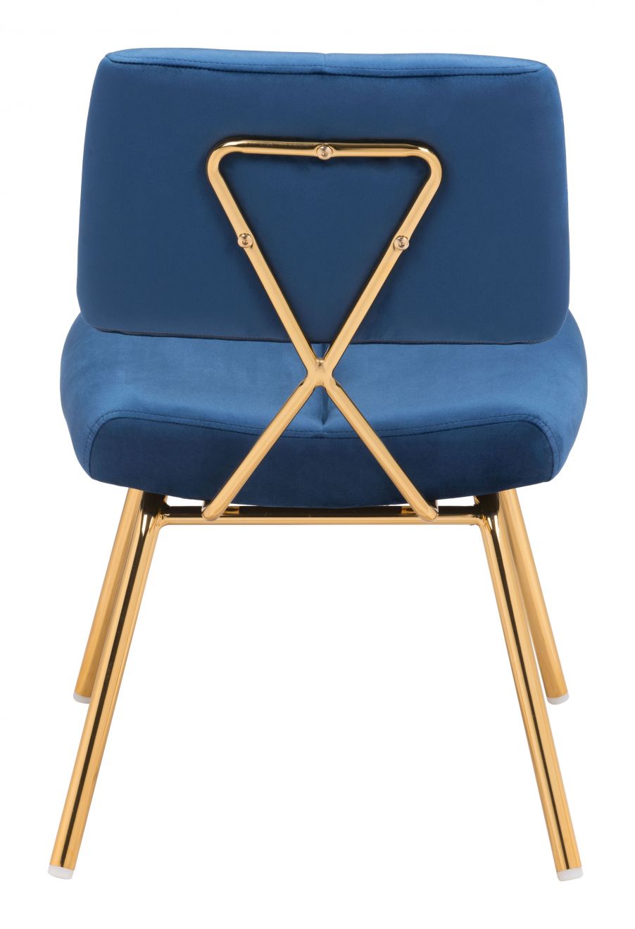 ZuoMod Nicole Dining Chair (Set of 2) Blue / Green