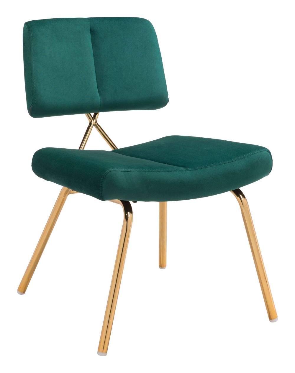 ZuoMod Nicole Dining Chair (Set of 2) Blue / Green