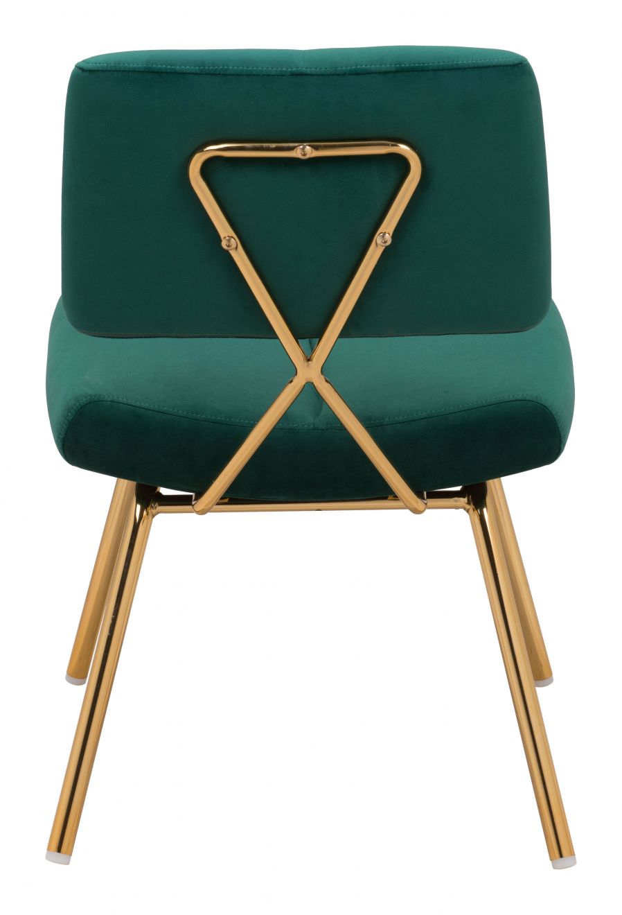 ZuoMod Nicole Dining Chair (Set of 2) Blue / Green