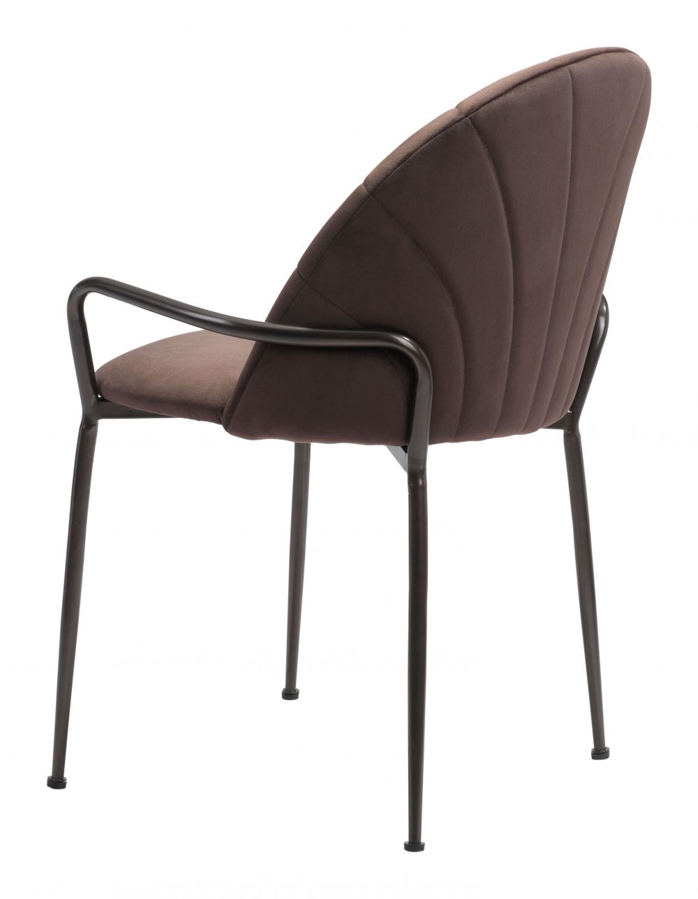 ZuoMod Kurt Dining Chair (Set of 2) Dark Brown 102082