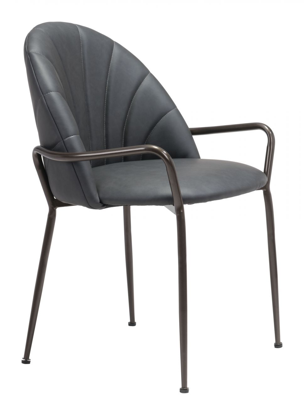 ZuoMod Kurt Dining Chair (Set of 2) Gray 102083