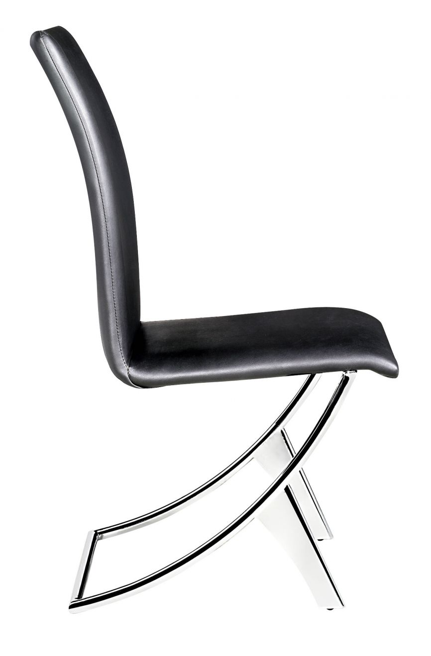 ZuoMod Delfin Dining Chair (Set of 2) Gray, Black, White or Espresso