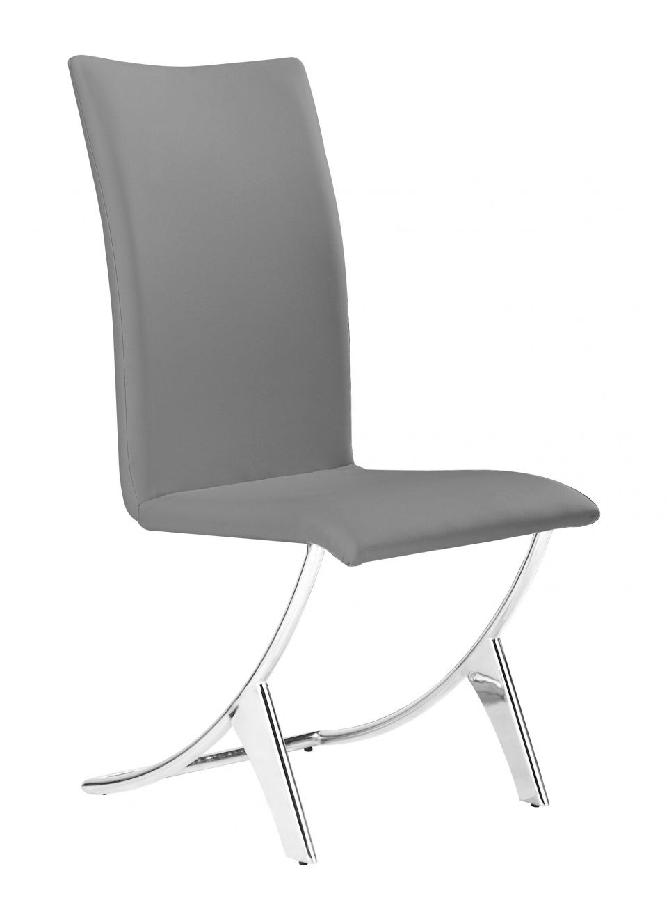 ZuoMod Delfin Dining Chair (Set of 2) Gray, Black, White or Espresso