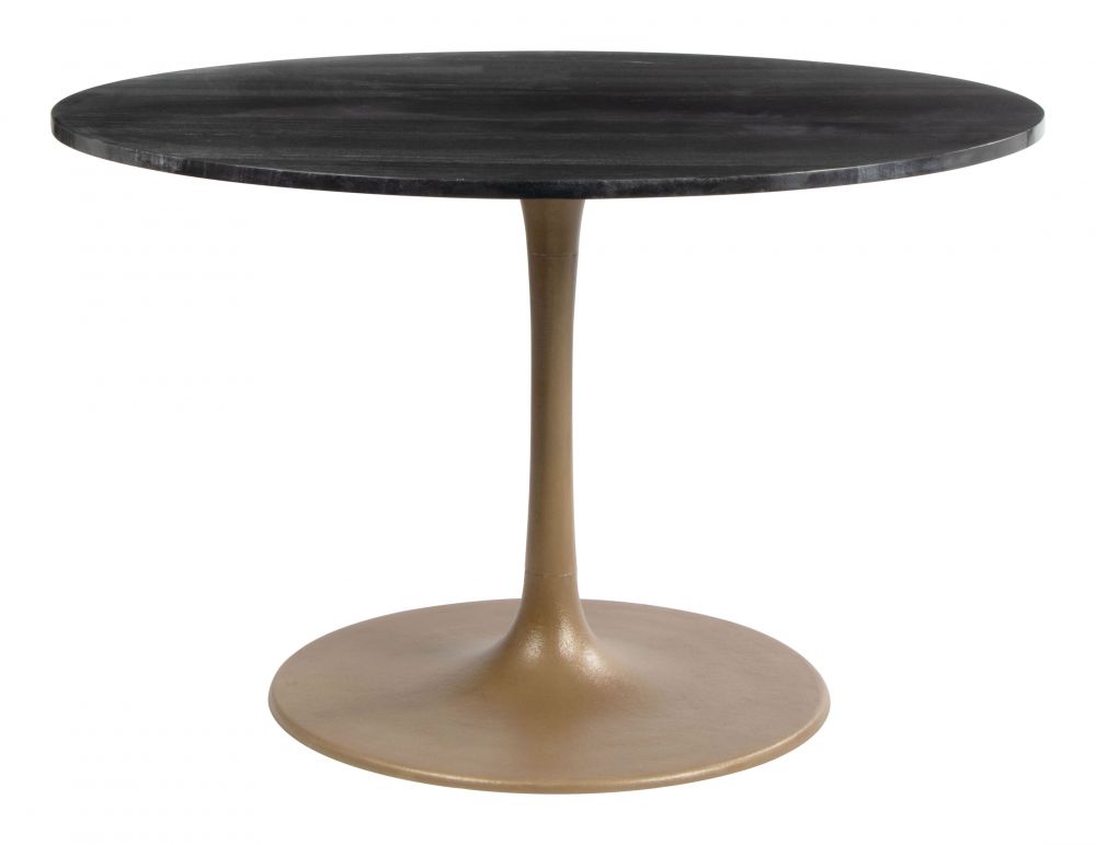 ZuoMod Taj Dining Table Black & Gold 109095