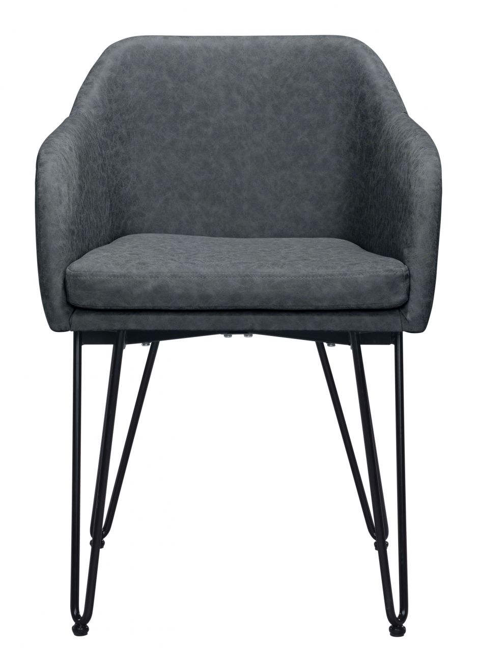 ZuoMod Braxton Dining Chair (Set of 2) Vintage Black | Gray