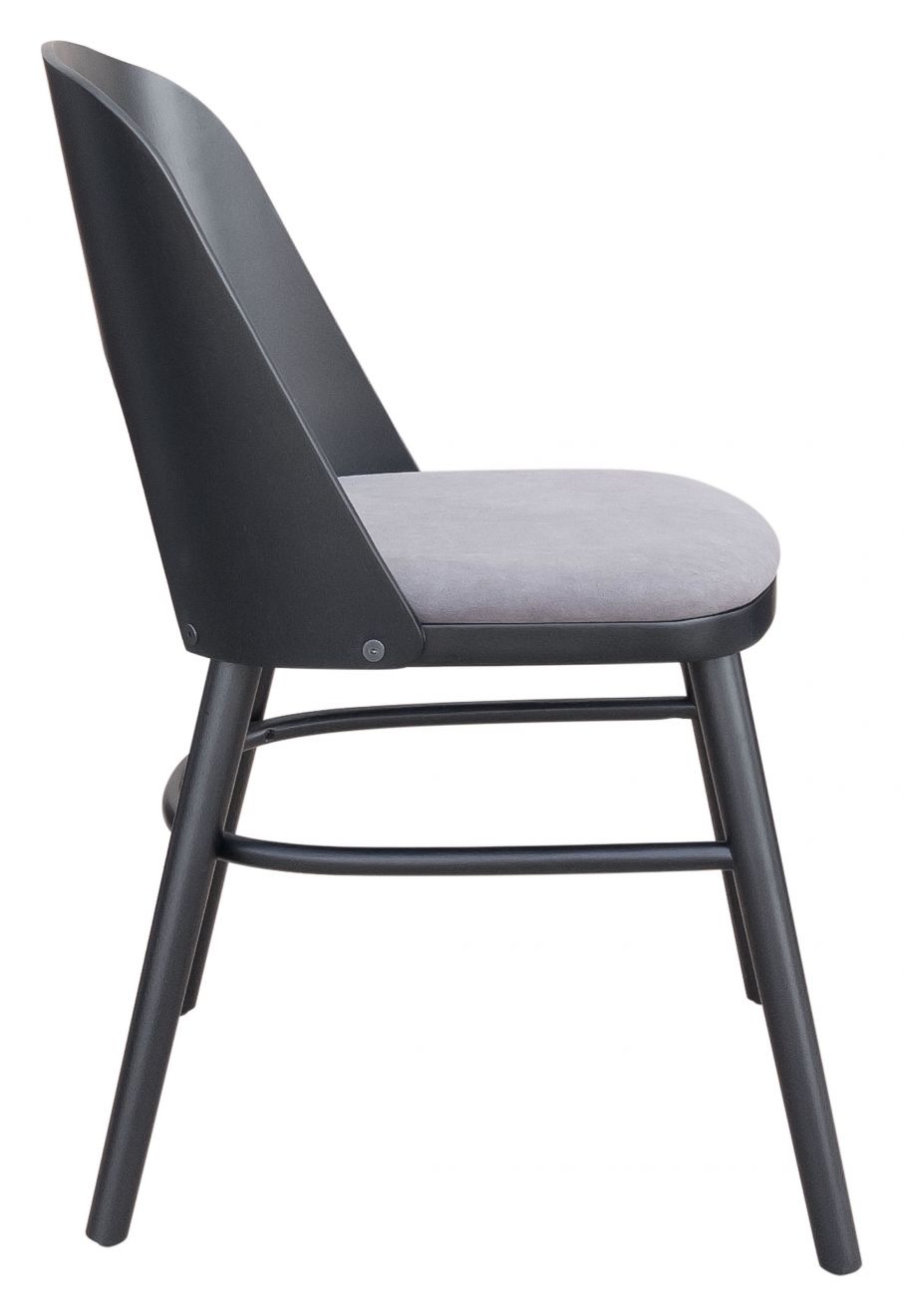 ZuoMod Iago Dining Chair (Set of 2) Gray & Black 109216