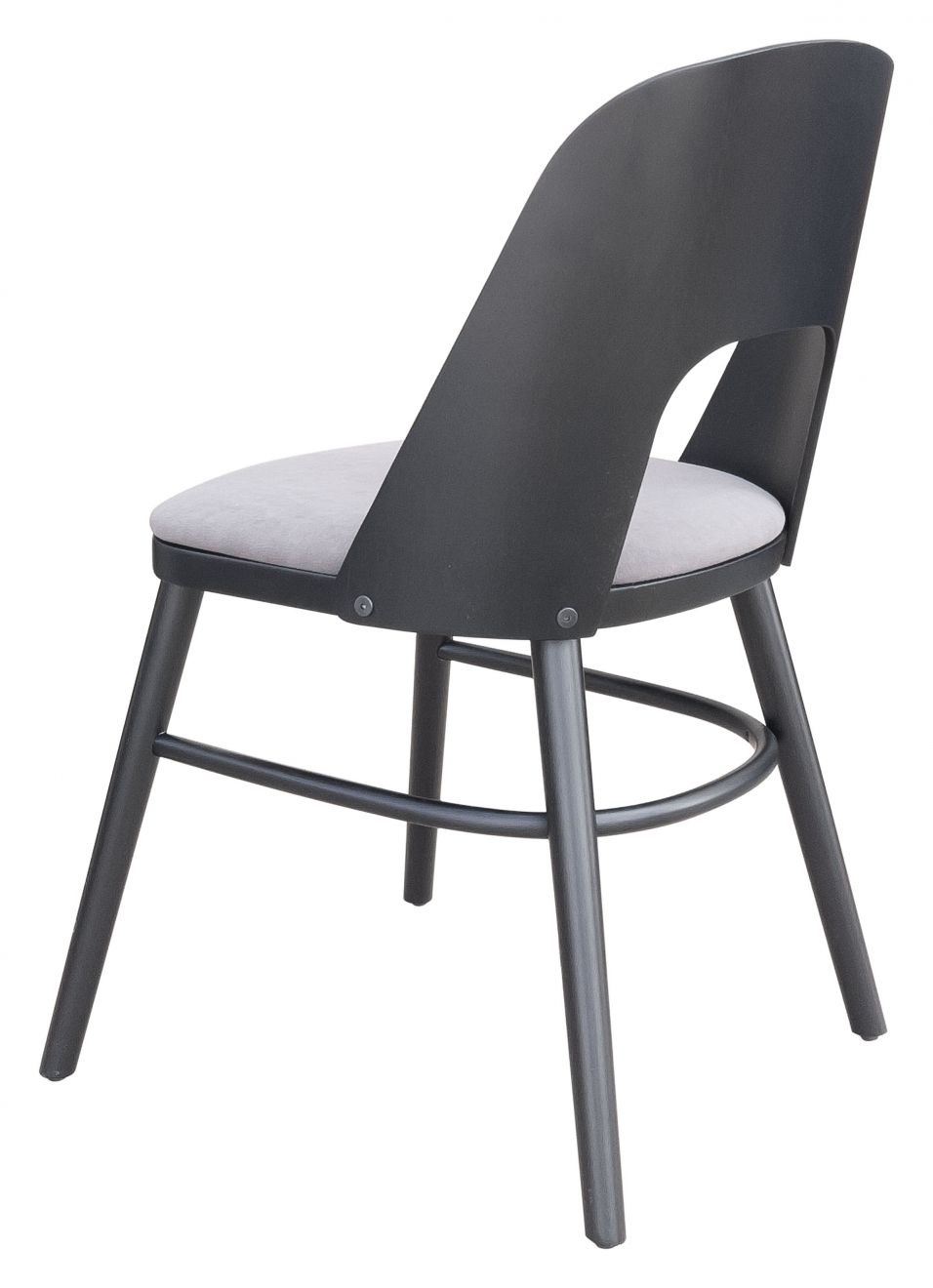 ZuoMod Iago Dining Chair (Set of 2) Gray & Black 109216