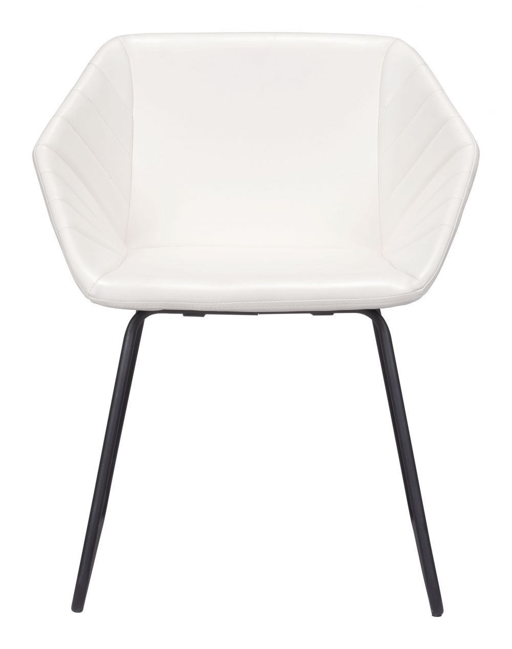 ZuoMod Miguel Dining Chair (Set of 2) White / Black