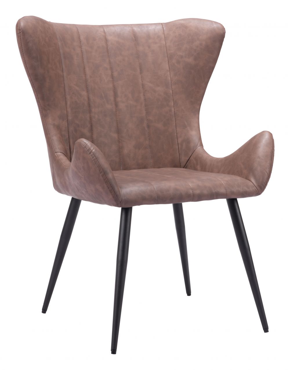 ZuoMod Alejandro Dining Chair (Set of 2) Vintage Brown 109243