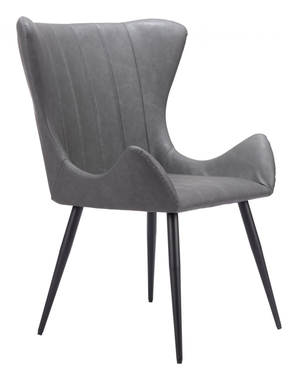 ZuoMod Alejandro Dining Chair (Set of 2) Vintage Gray 109244