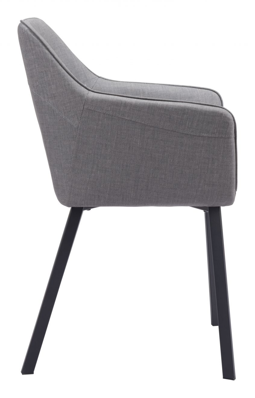 ZuoMod Adage Dining Chair (Set of 2) Beige / Gray