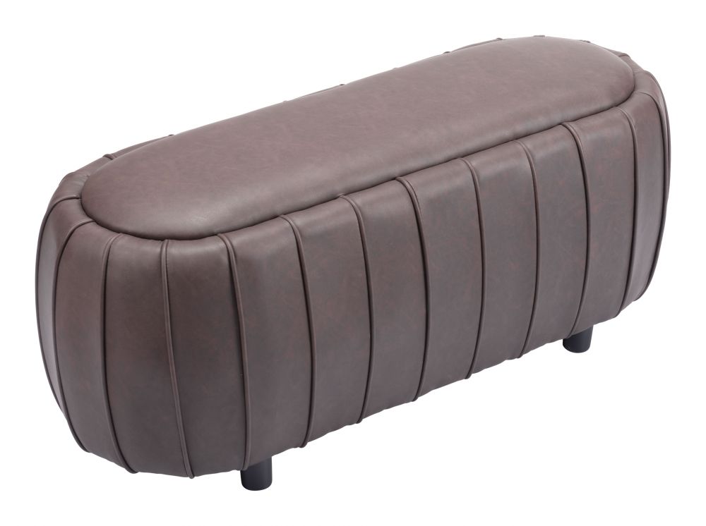 ZuoMod Ghenta Bench Vintage Brown 109399