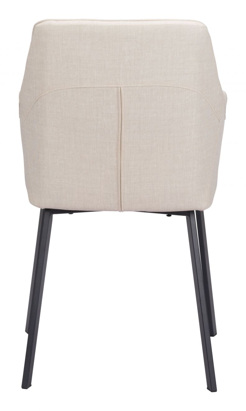 ZuoMod Adage Dining Chair (Set of 2) Beige / Gray