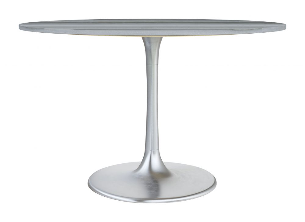 ZuoMod Star City Dining Table 48" Gray 109446