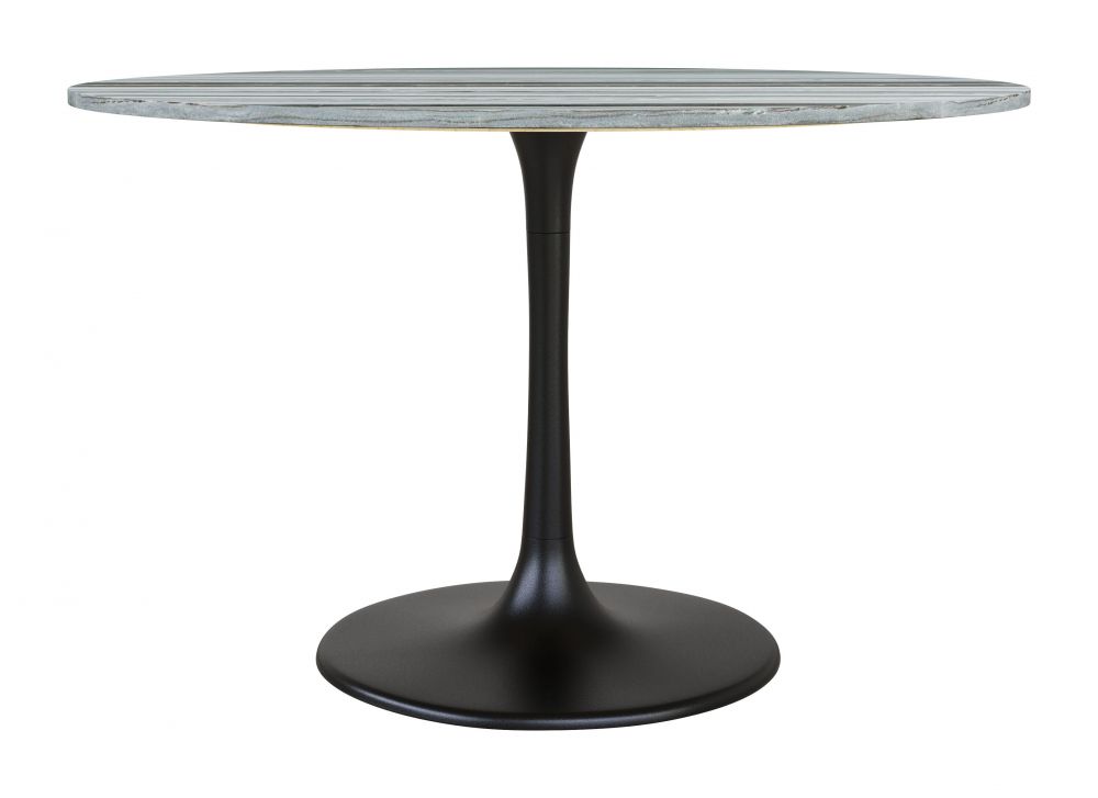 ZuoMod Central City Dining Table Gray & Black 109447