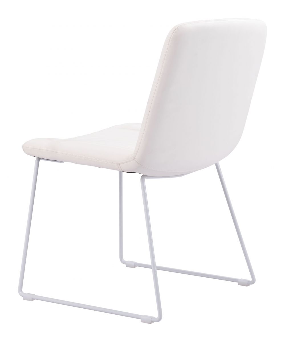 ZuoMod Joy Dining Chair (Set of 2) White 109475