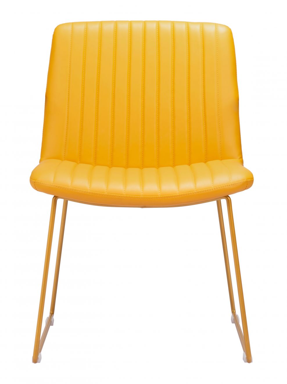 ZuoMod Joy Dining Chair (Set of 2) Yellow 109476