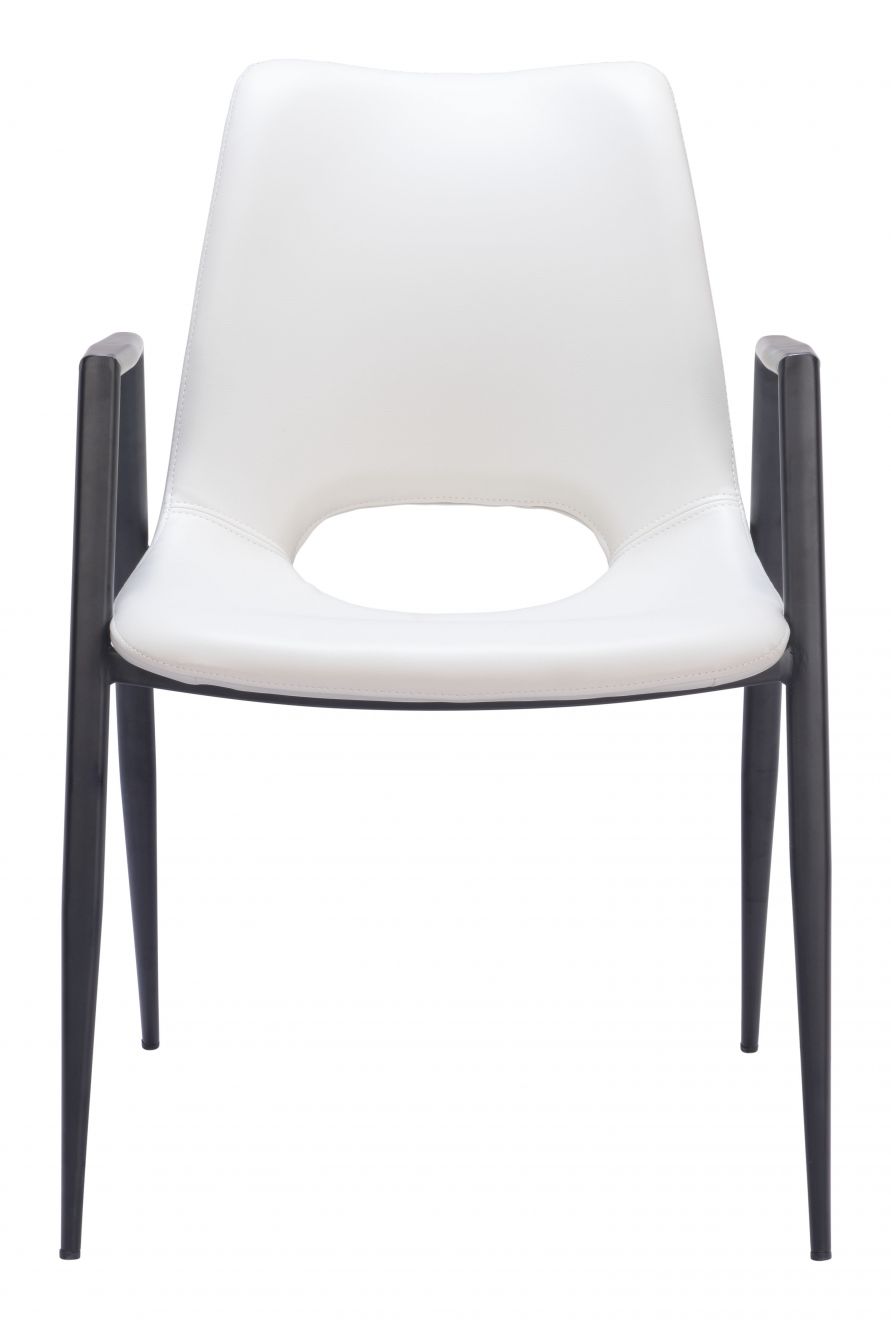 ZuoMod Desi Dining (Set of 2) Chair White 109535