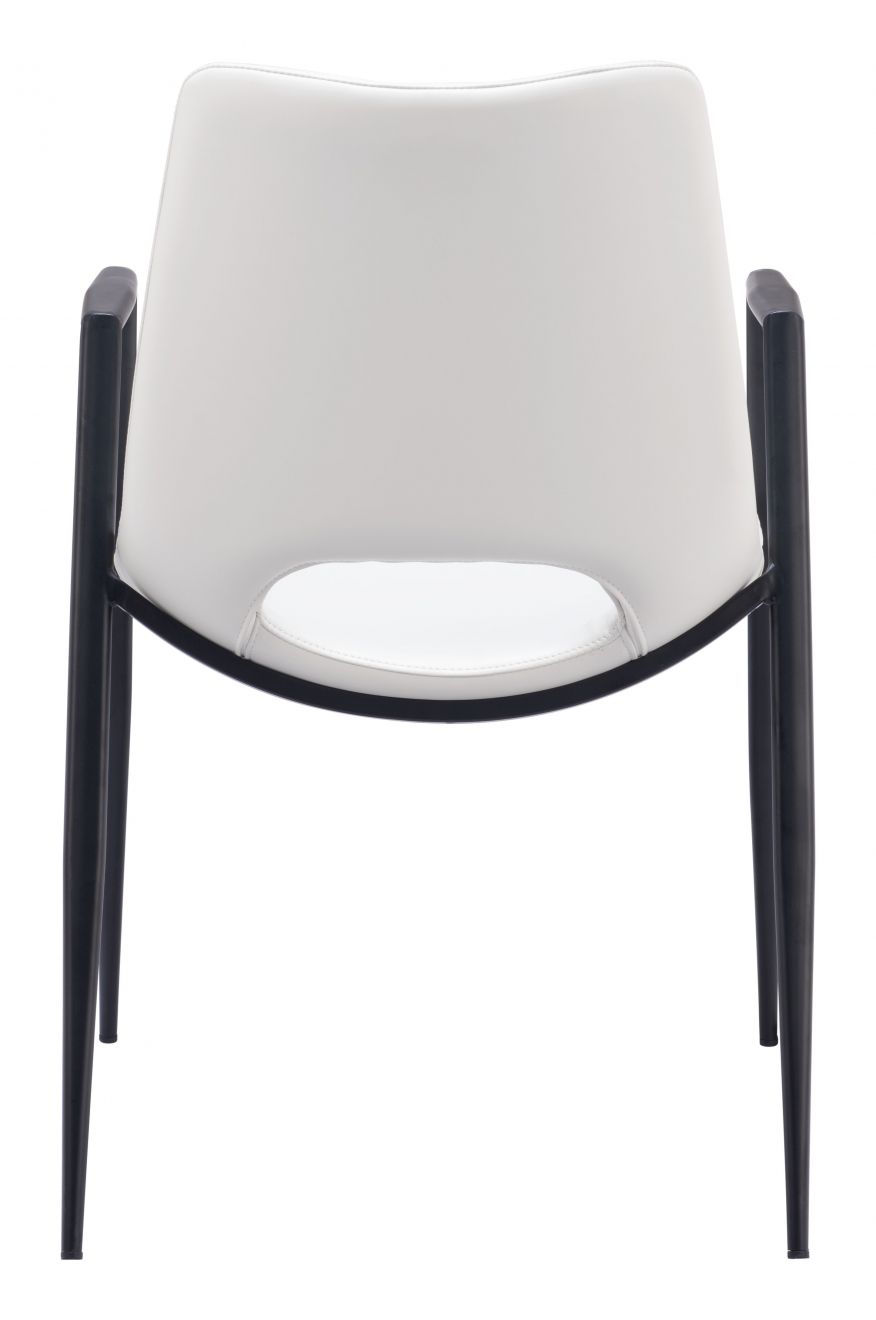 ZuoMod Desi Dining (Set of 2) Chair White 109535