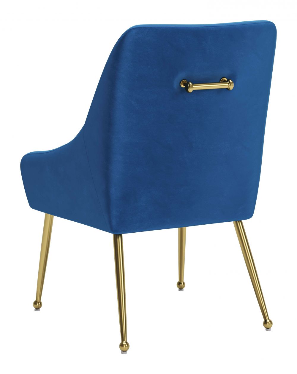 ZuoMod Maxine Dining Chair Black and Gold, Navy Blue and Gold, or White and Gold