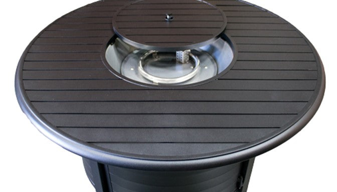 Az Patio Round Slatted Aluminum Firepit F-1350-FPT