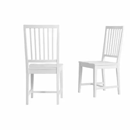 Alaterre Vienna Wood Dining Chairs, White (Set of 2) ANVI02WDC