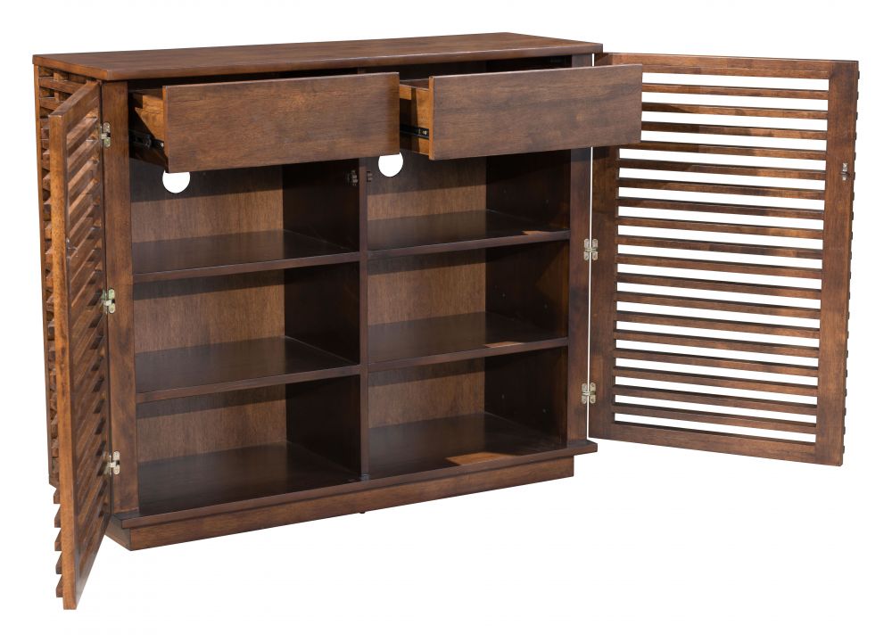 ZuoMod Linea Cabinet Walnut 199050