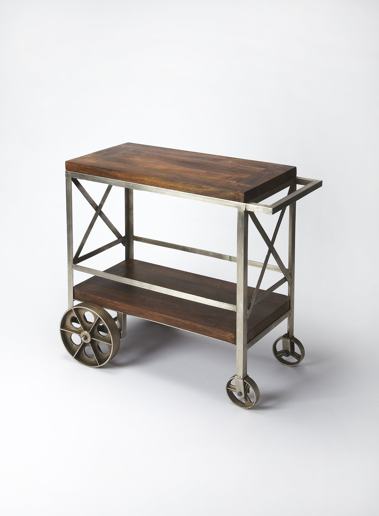 Butler Specialty Company Merrill Metal & Wood Bar Cart, Multi-Color 3541330