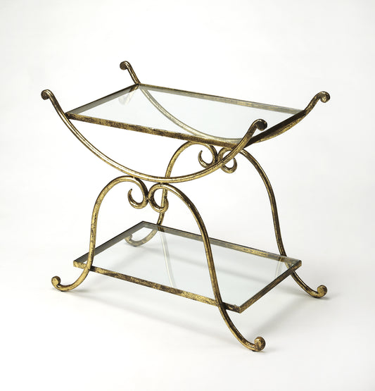 Butler Specialty Company Desdemona Bar Cart, Gold 3904025